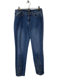 AZI Embroidered Slim Jeans