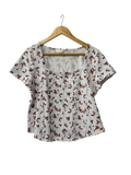 Ultra Flirt Square Neck Short Sleeves