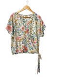 West K Floral Wrap Short Sleeves
