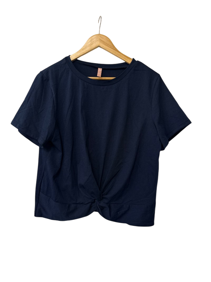 J S Kinkesi Knot Front Tee Short Sleeves