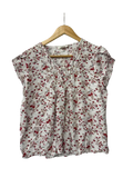Monday Fun Floral Blouse Short Sleeves
