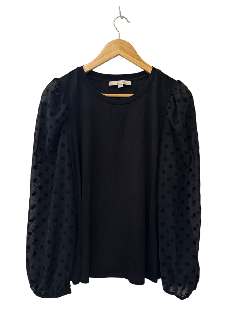 Loft Mesh Puff Sleeves Long Sleeves