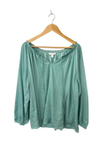 LC Lauren Conrad Flowy V-Neck Long Sleeves