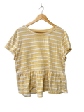 LC Lauren Conrad Peplum Tee Short Sleeves