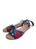 Kenneth Cole Embroidered Strap Sandals