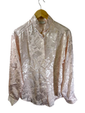 Personal Image Floral Satin Blouse Vintage