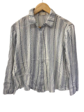 Alter’d State Button-Up Striped Long Sleeves