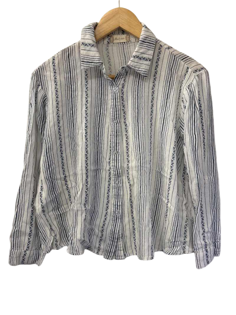 Alter’d State Button-Up Striped Long Sleeves