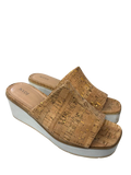 NYDJ Textured Wedge Sandals