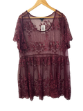 Torrid  Sheer Floral Overlay Dresses