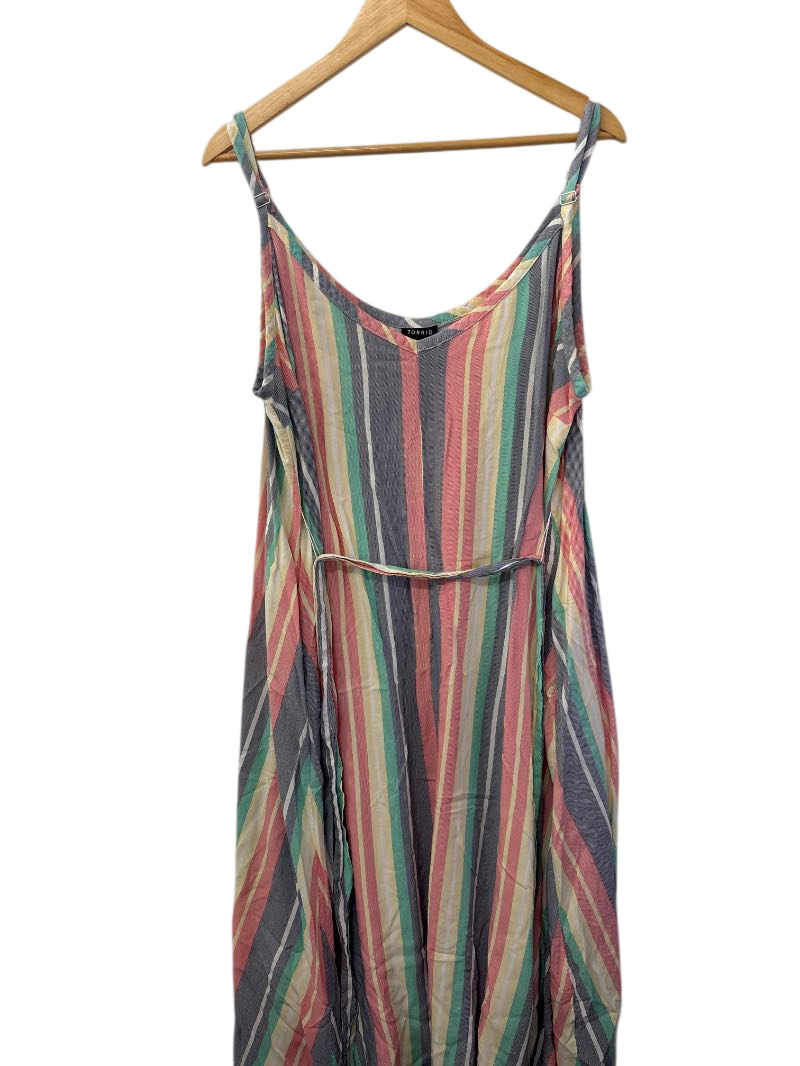 Torrid  Striped V-Neck Dresses