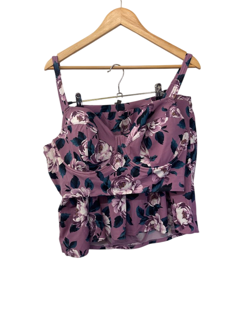Torrid  Floral Peplum Swimwear