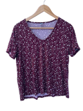 Old Navy Floral V-Neck Short Sleeves