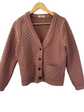 Madewell Quilted Cardigan Long Sleeves