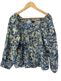 Ann Taylor  Flowy Printed Long Sleeves
