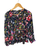 J. Crew Floral Button-Up Long Sleeves