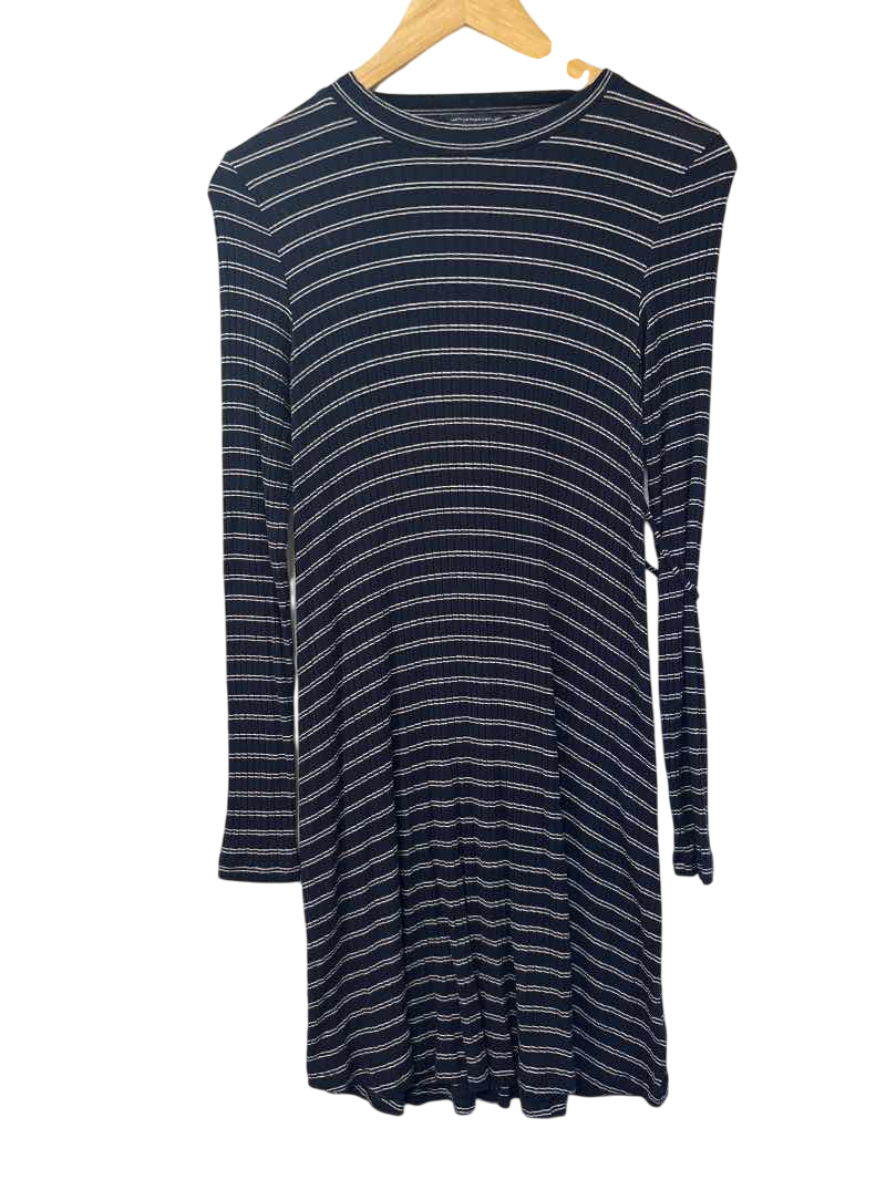 American Eagle  Striped Long-Sleeve Dresses