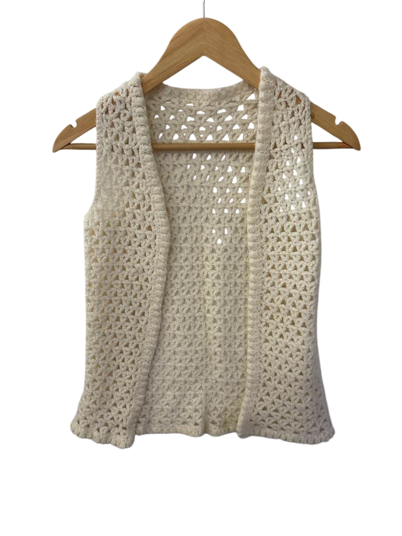None Crochet Vest Vintage