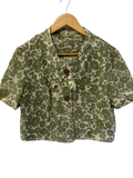 None Vintage Floral Blouse Vintage