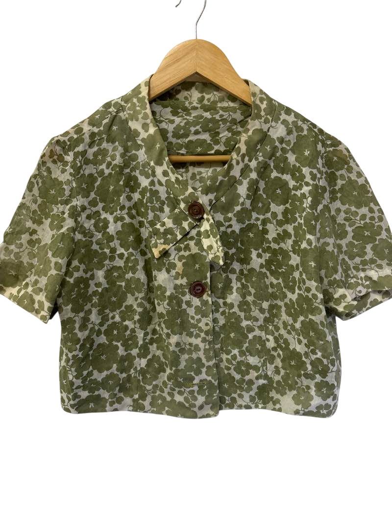 None Vintage Floral Blouse Vintage