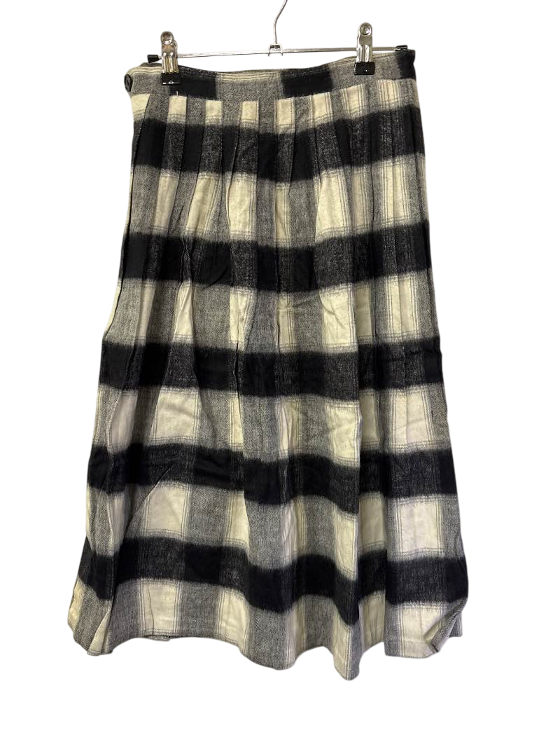 None Plaid A-line skirt Vintage