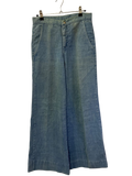 None Wide-Leg Denim Pants Vintage