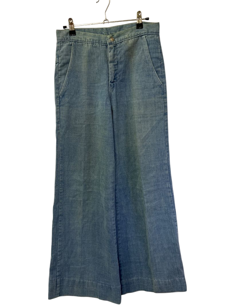 None Wide-Leg Denim Pants Vintage