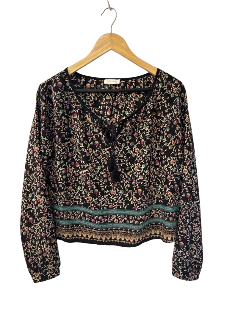 Lush Boho Print Long Sleeves