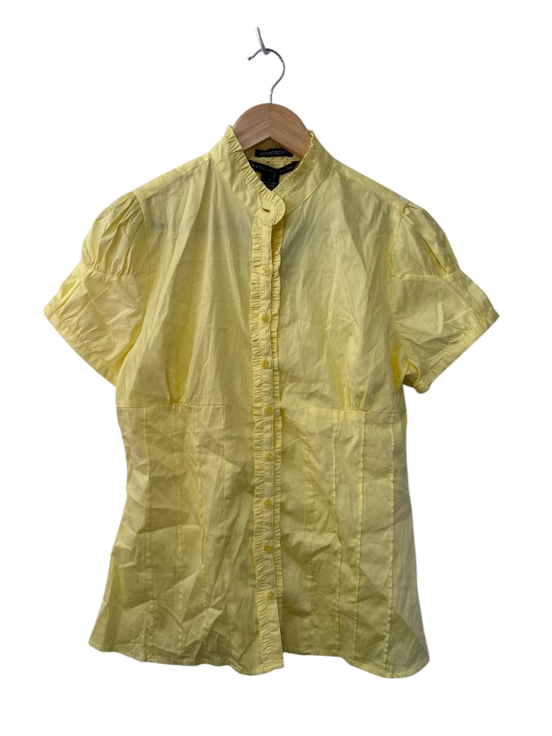 Antilia femme Ruffled Button-Up Short Sleeves
