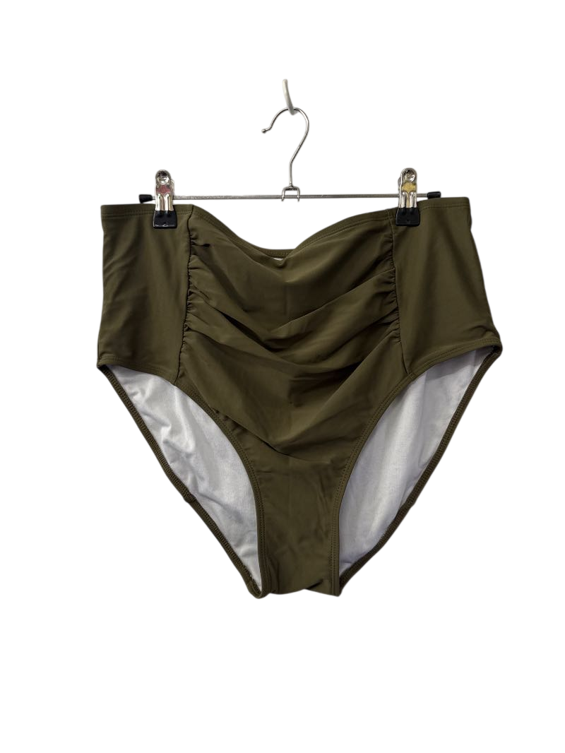 Ruched High-Waist Swimwear
