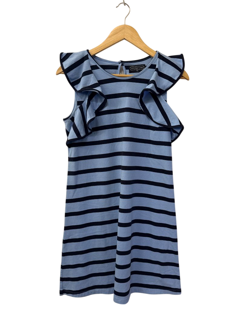 Duffield Lane Striped Ruffle Sleeve Dresses