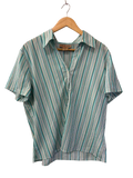Notations Striped Collared Blouse Vintage