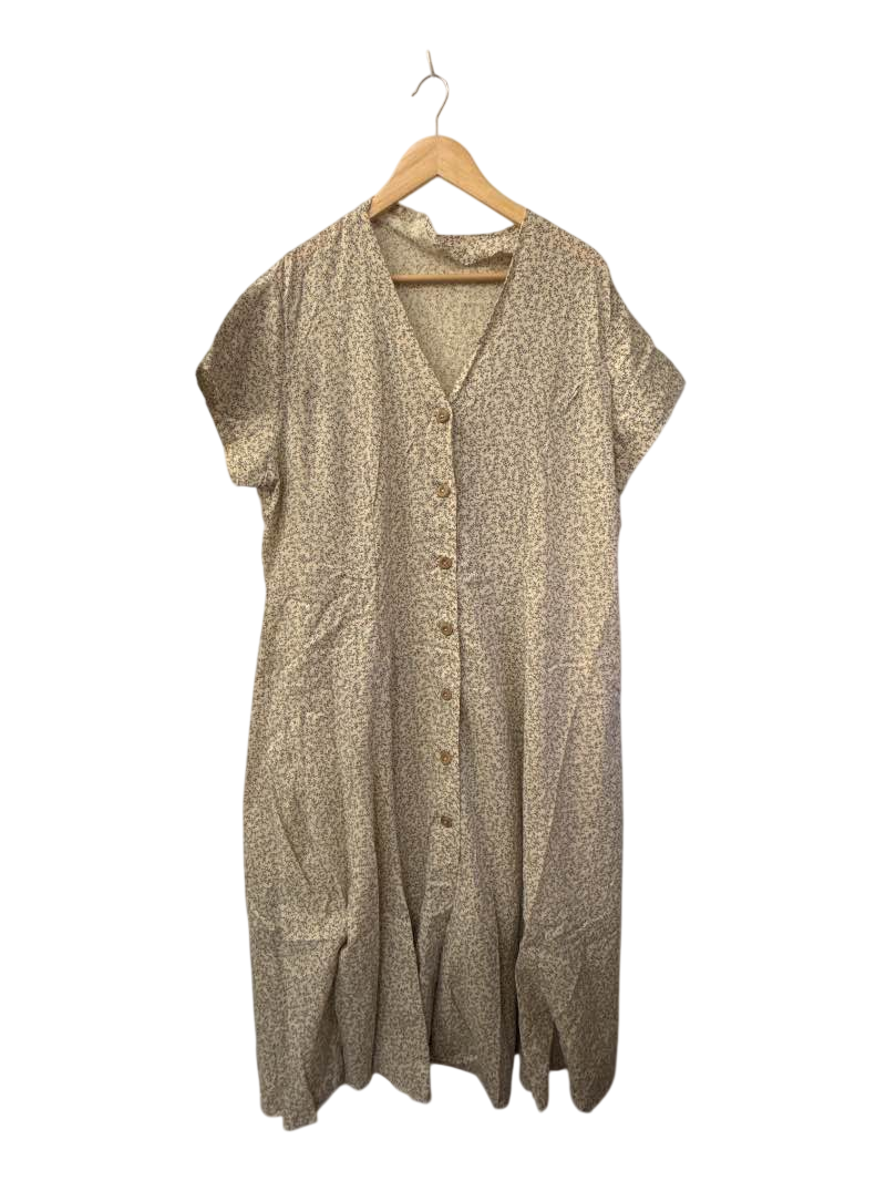 Floral Button Dress Vintage