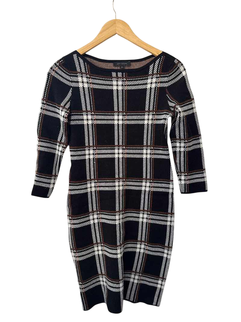 Ann Taylor Plaid Knit Dresses