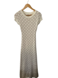 Knit Mix Textured Knit Dresses