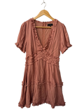Trixxi Ruffled V-Neck Dresses