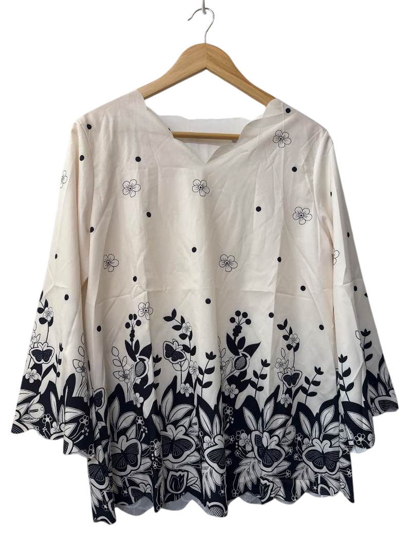 Floral Tunic Long Sleeves