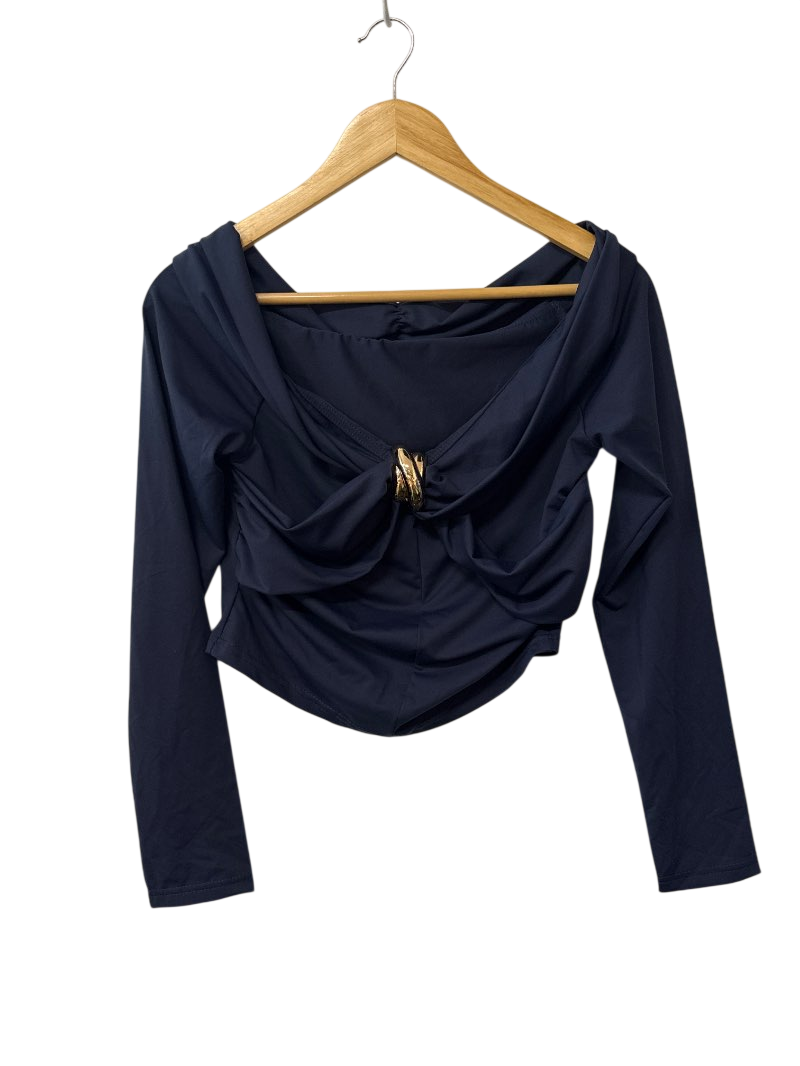 Draped Twist Long Sleeves