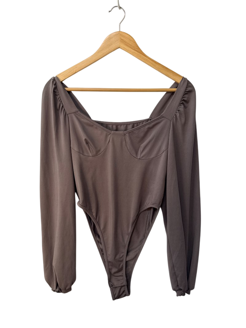 Shein Off-Shoulder Bodysuit Long Sleeves