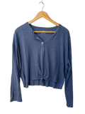 Aerie Knotted Henley Long Sleeves