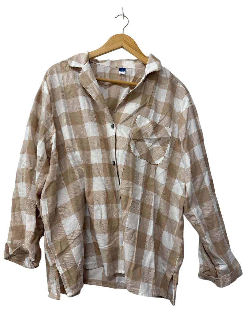 Old Navy Plaid Button-Up Long Sleeves