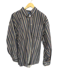 Tan Striped Munsingwear Button Down, XL