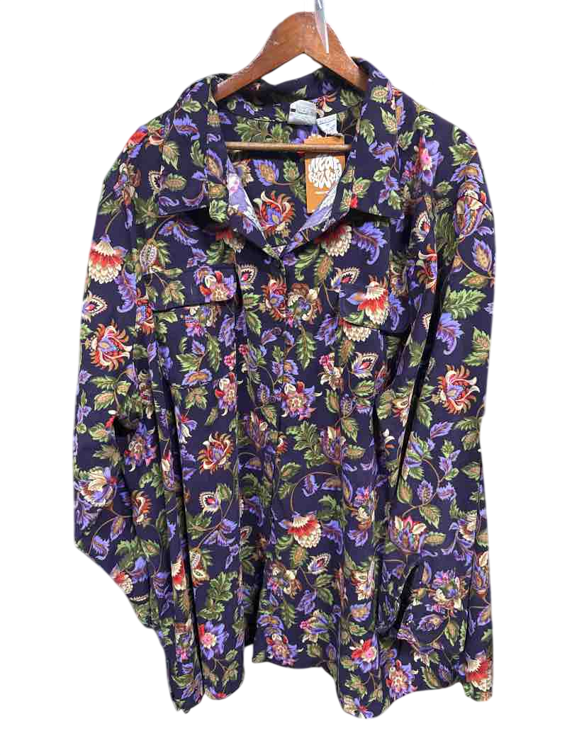 Vintage Flowy button-down Long Sleeves
