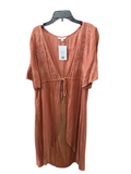 Brown American Eagle Wrap Dress, XS