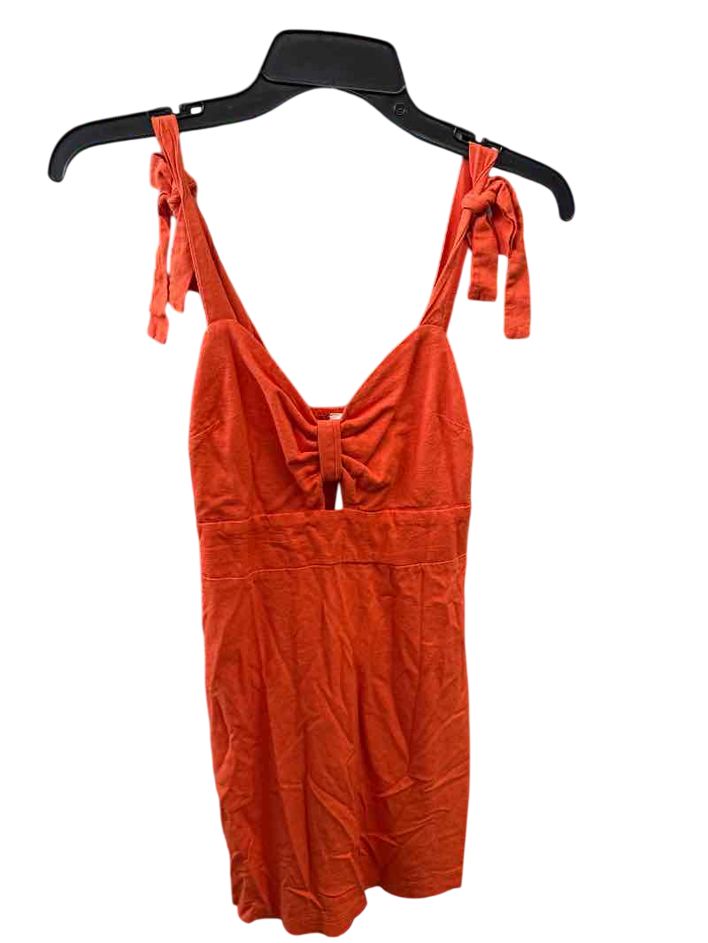 Orange Monteau Los Angeles Mini Dress, XS