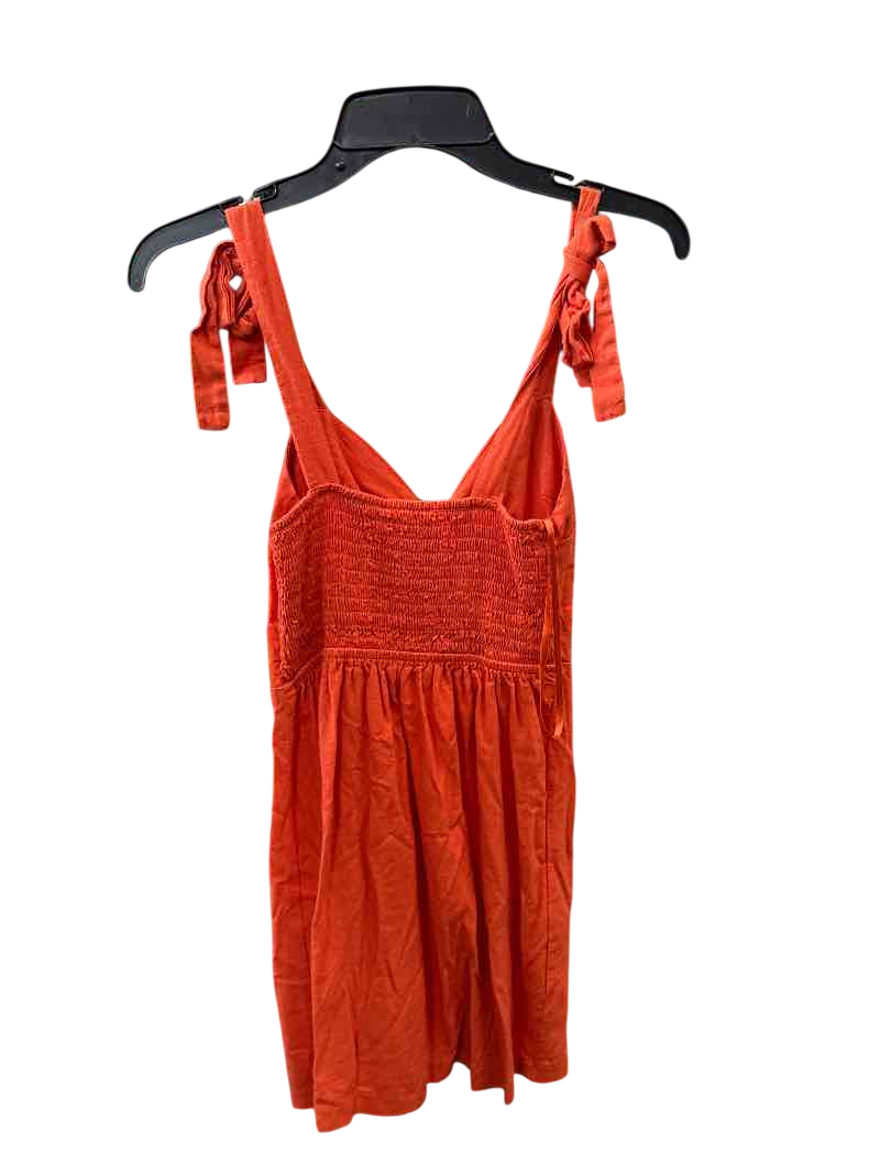 Orange Monteau Los Angeles Mini Dress, XS