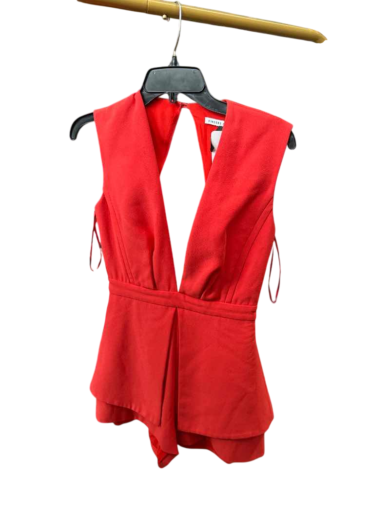 Red Finders Keepers Romper, XS