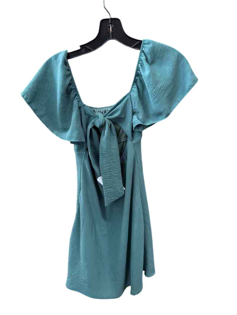 Teal Originality Mini Dress, XS