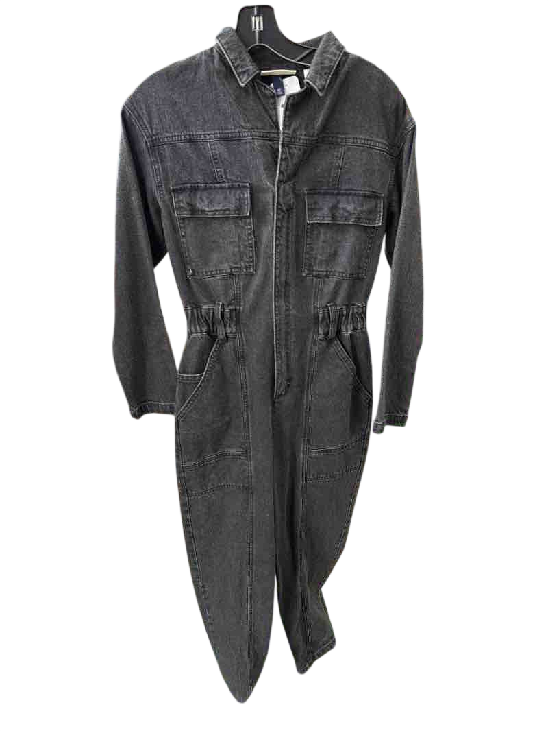 Black Universal Thread Denim Jumpsuit, 00