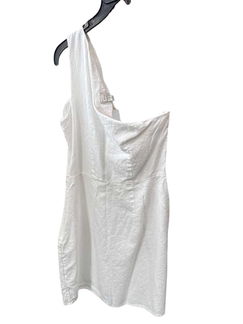 White A New Day Asymmetrical Dress, S